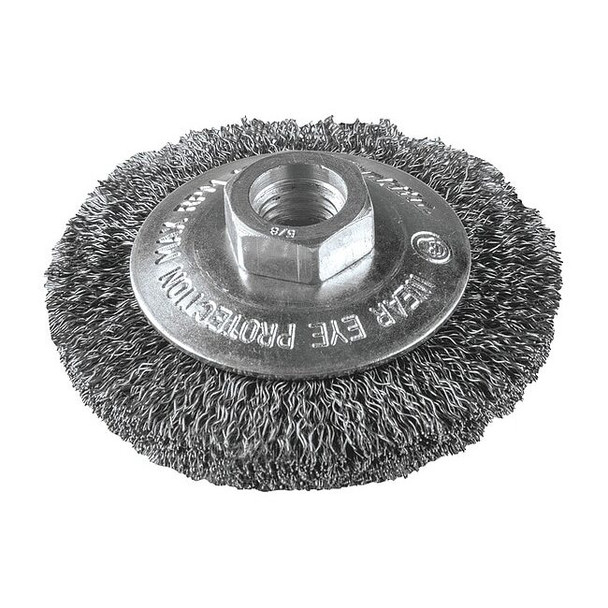 Makita 3-3/8" Crimped Wire Bevel Brush, 5/8"-11 A-98647