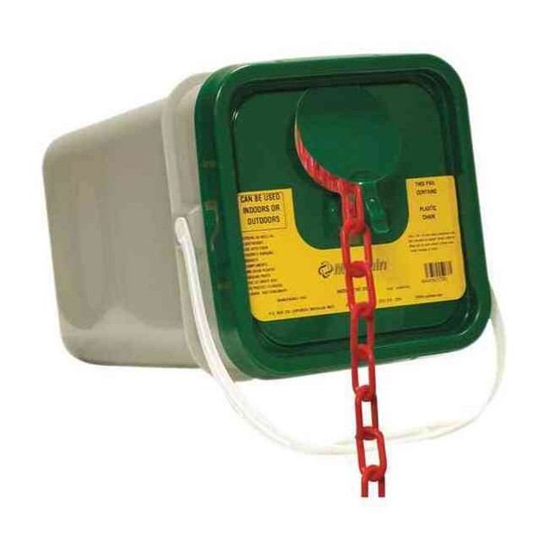 Manufacturer Varies 2" x 50 ft. Heavy Duty Plastic Chain, Red 51005-P