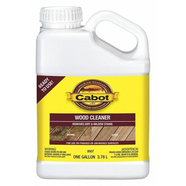 Cabot Liquid 1 gal Wood Cleaner, Jug 140.0008007.007