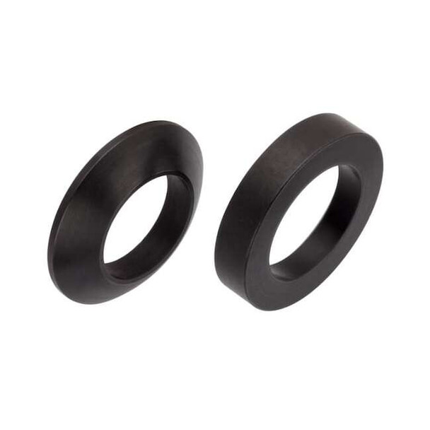 Spherical Washer, Fits Bolt Size M16 Steel, Black Oxide Finish, 1 PR