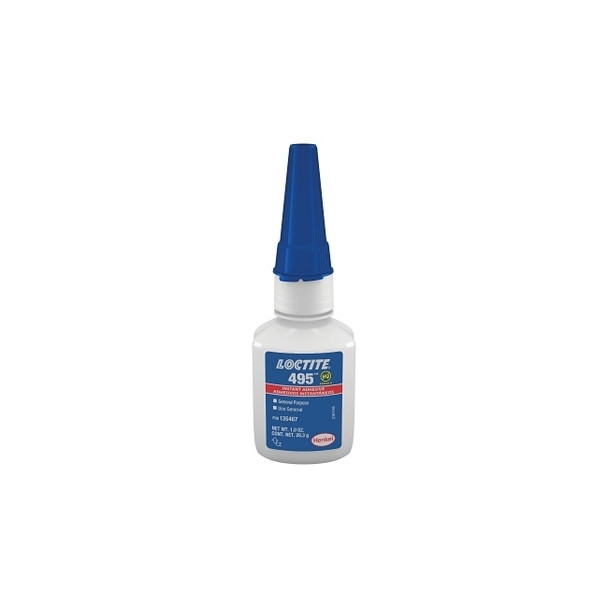 495™ Super Bonder® Instant Adhesive, 1 oz, Bottle, Clear