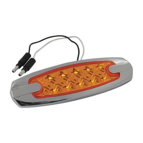 Roadpro Warning Light, Amber, Led, 12V DC, Variable FPM, Surface RP1370AD