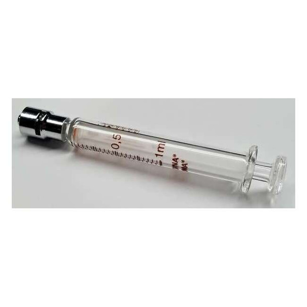 Fortuna Reusable Glass Syringe,1 mL,Luer Lock 7.140-21