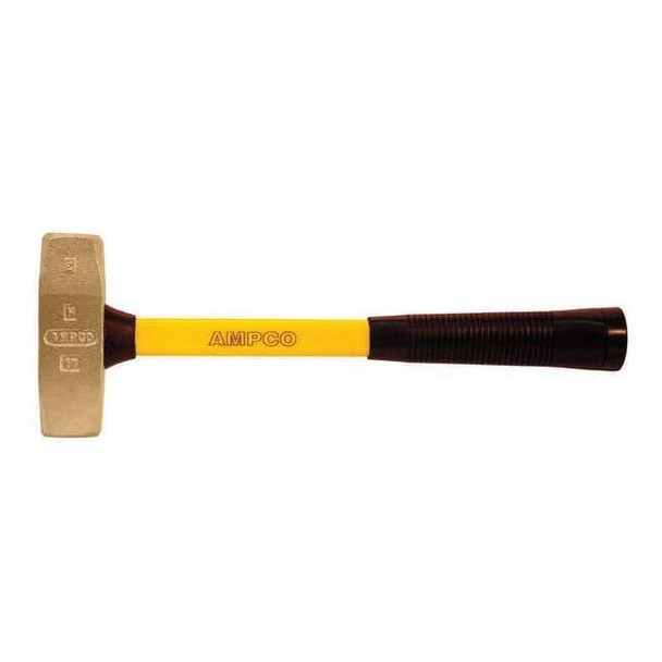 Ampco Safety Tools Dbl Face Engineers Hammer,Non-Spark,3 lb H-17FG
