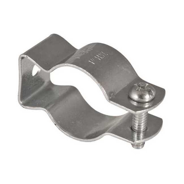 Raco Hanger, Conduit; EMT; Pipe Use, 1 in, Steel, Galvanized 2054TH