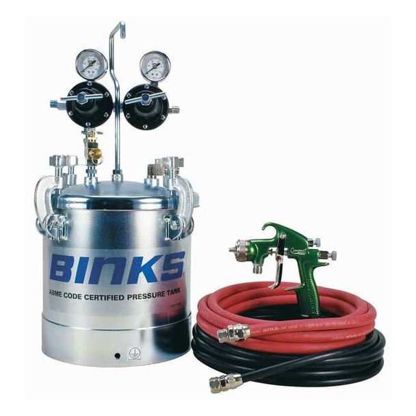 Binks 2.8 Gal Tank Outfit with Trans Tech Gun 98-3146