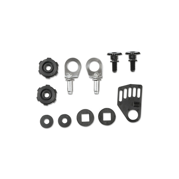 Instant-Release Attachment, for Slotted Caps and Welding Shields, Black