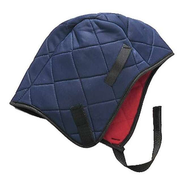Jackson Safety Hard Hat Liner, Chin-Length, Navy, Nylon 14502