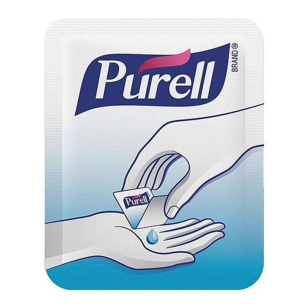 Purell Hand Sanitizer Single Use Packets in Bulk Shipper, PK2000 9620-2M
