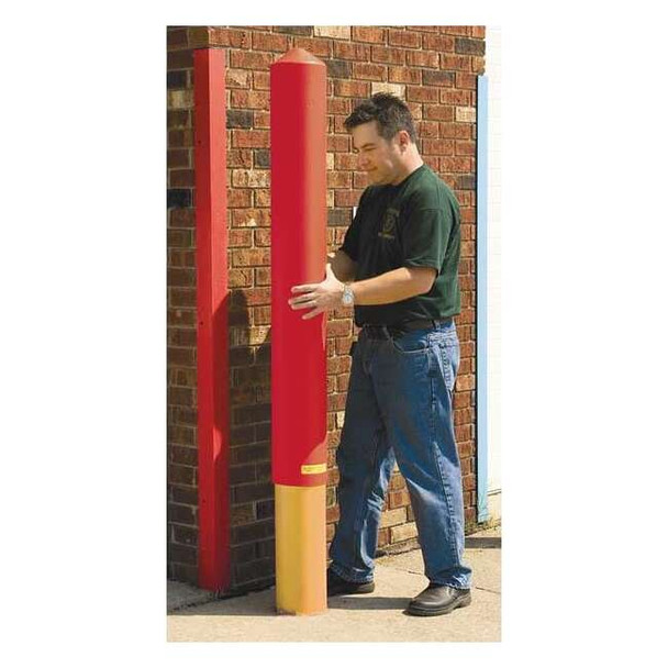 Manufacturer Varies Post Sleeve,4 In Dia.,56 In H,Red 1735R