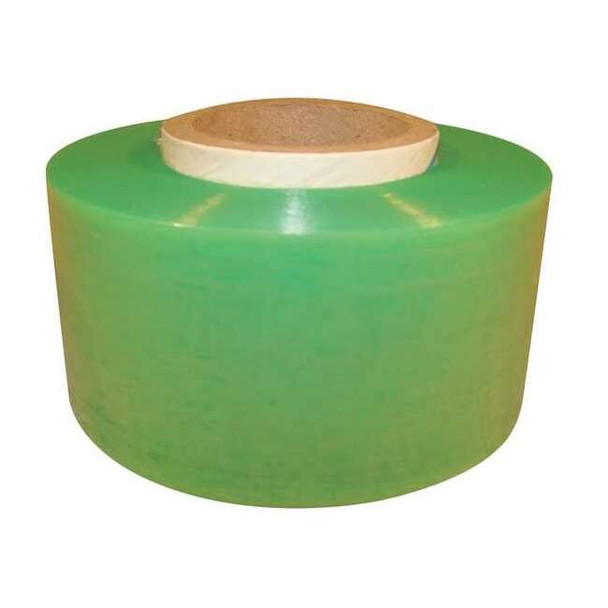 Stretch Wrap, 2" W x 1000 ft. L, 60 ga, Cast Style, Light Green, Light Duty