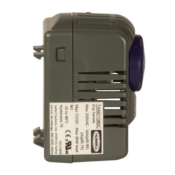 Wiegmann Thermostat, PC Plastic, Wall Box Type TANC1080C