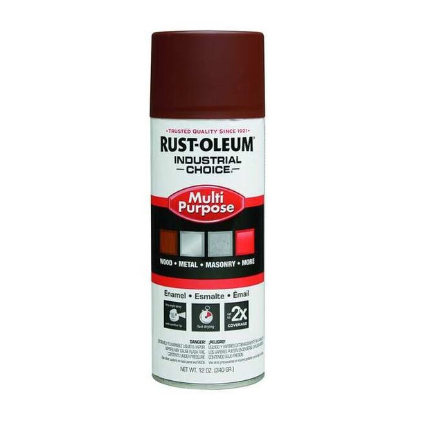 Rust-Oleum Spray Primer, Red, Flat, Solvent, 12 oz. 1667830