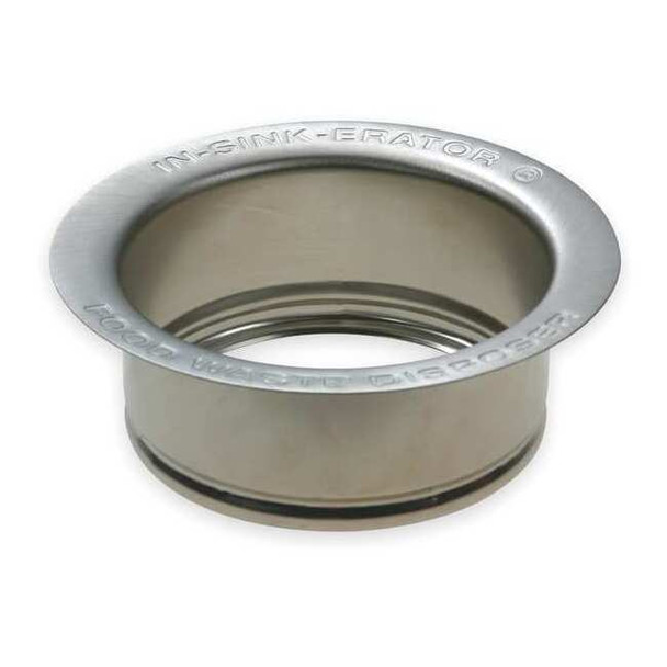 In-Sink-Erator Sink Flange,Polished Stainless Steel FLG-SS