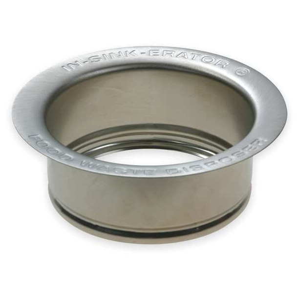 In-Sink-Erator Sink Flange,Polished Stainless Steel FLG-SS