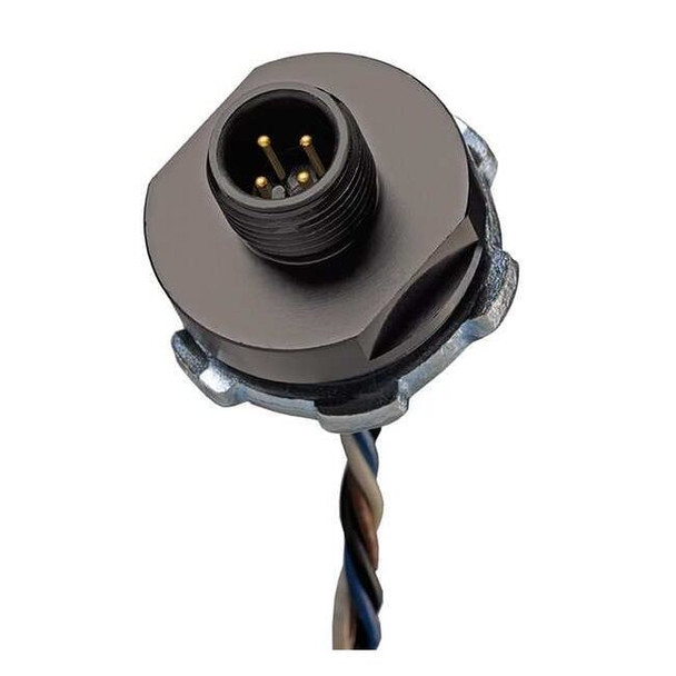 Brad Harrison External Thread Receptacle,5,Male,22 AWG 8R5006A18A120