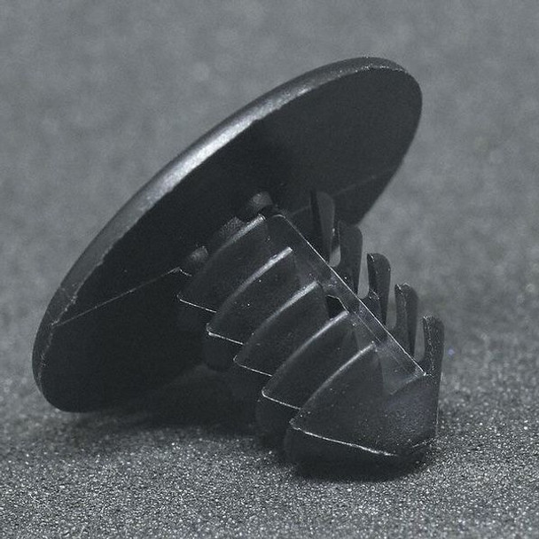 Push-In Rivet, Dome Head, 1/4 in Dia., 3/7 in L, Nylon Body, 20 PK