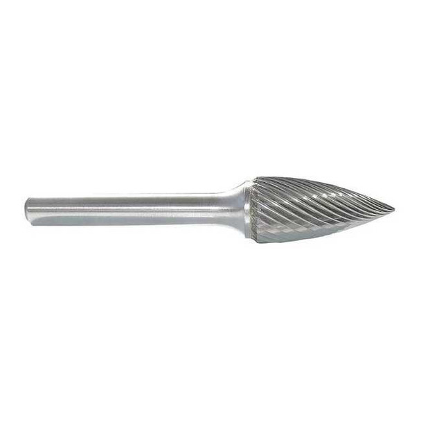Manufacturer Varies Carbide Bur,Pointed Tree,1/2,1/4 Shank 310-001140
