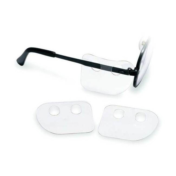 Slip-On Sideshield, Removable Shields For Eyewear, Clear, Universal Fit, PK10