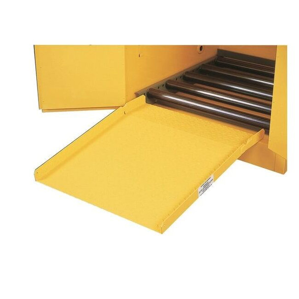 Justrite Drum Cabinet Ramp,Yellow 25932