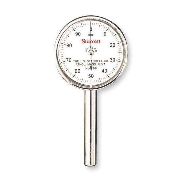 Starrett Dial Test Indicator,Vert,0 to 0.200 In 196B1