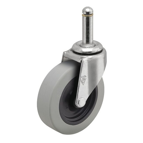 3" X 13/16" Non-Marking Polyurethane Swivel Caster, No Brake, Loads Up To 120 lb