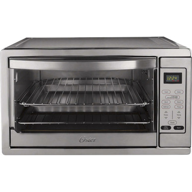 Oster 2132650 Oster 4-Slice Matte Black Compact Toaster Oven 2132650