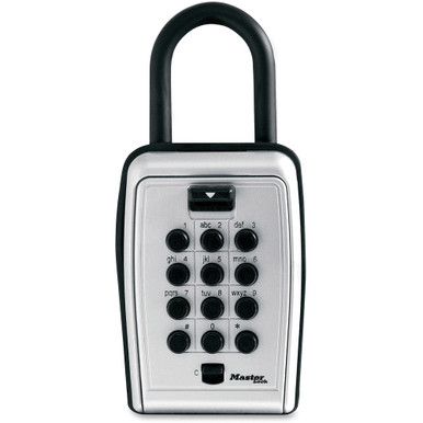 Master Lock Lock Box 5422D Set Your Own Combination Push Button Portable Key Safe, 3-1/8 in. Wide (4 Pack,Portable)