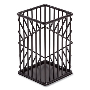 U Brands Vena Desk Organization Matte Black Collection Pencil Cup
