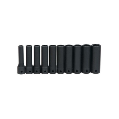 Williams WSB-10HRC Steckschlüsselsatz – 10-teilig, 3/8" Antrieb, Flach | Supertorque Design Für Mehr Drehkraft | Hergestellt In USA