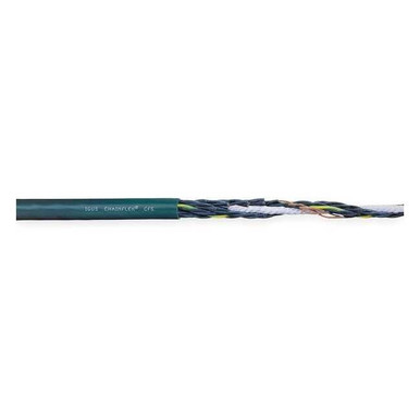 Chainflex Control Cable, 18 AWG, 12 C, Green, PVC, 600 V, 100 ft CF5-07 ...
