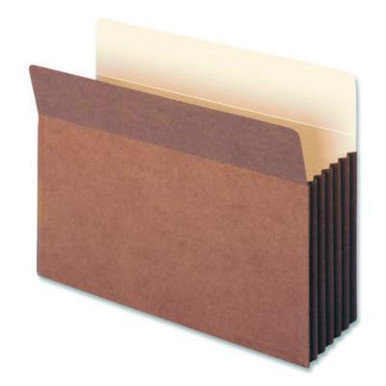 Smead Redrope Drop Front File Pockets with Tyvek Lined Gussets POCKET,FILE,LTR,STR,5.25" (Pack of3)