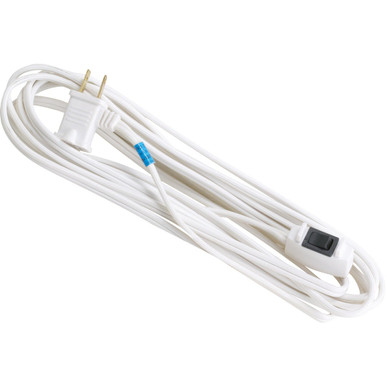Do it 15 Ft. 16/2 White Extension Cord with Switch - 1 Each