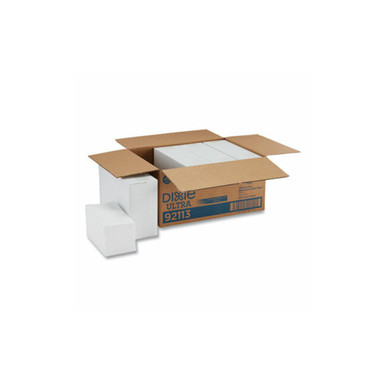 Dixie Ultra 1/6-Fold Linen Replacement Napkin by GP PRO GEORGIA-PACIFIC White; 92113; 200 Napkins Per Box; 4 Boxes Per Case (800 Total)