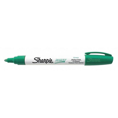 Sharpie Paint Marker, Medium Point, White, PK12 35558