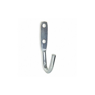 4PB80 Tarp Hook, Silver, 2-1/2 In. L
