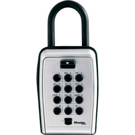 Master Lock Lock Box 5422D Set Your Own Combination Push Button Portable Key Safe, 3-1/8 in. Wide (4 Pack,Portable)