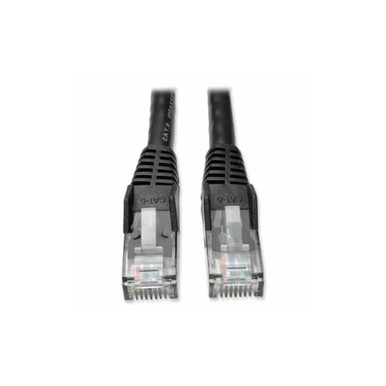 Tripp Lite Cat6 Gigabit Snagless Molded Patch Cable (RJ45 M/M) - Black, 14-ft.(N201-014-BK)