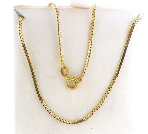 14 karat yellow gold  18 inch chain weighing 4.6 grams