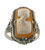 14k cameo ring weighing 3.7 grams. size 9.5