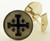 Jerusalem cross cuff links
