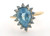 14 karat yellow gold Garnet and Diamond ring weighing 3.9 grams.  Size 5.75   Diamonds weighs approx .05 ct tw
