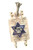 14 karat yellow gold mezuzah pendant weighing 1.9 grams