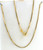 14 karat yellow gold 18 inch box chain weighing 3.3 grams