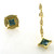 14 karat yellow gold convertible drop/stud earrings weighing 5.9 grams.  Diamonds weigh approx .60 ct tw