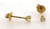14 karat yellow gold screw back diamond earrings weighing .9 grams.  Diamonds weigh approx .20ct tw