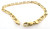 14 karat yellow gold gucci link bracelet weighing 12.8 grams.  8 inches in length
