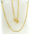 14 karat yellow gold 20 inch baby gucci necklace weighing 2.4 grams