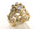 14 karat yellow gold diamond ring weighing 9.4 grams.  Ctr diamond ~ .50 ct tw