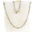 14 karat white gold 16 inch box chain weighing 3.5 grams